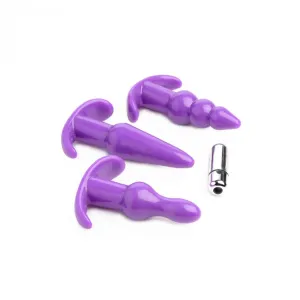 4 Piece Vibe Anal Plug Set