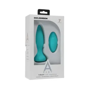 A-Play Thrust Adventurous Rechargeable Silicone Anal Plug with Remote