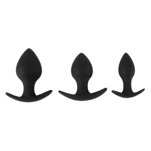 Black Velvets Silicone Anal Training Set 3 Pieces