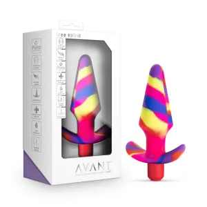 Blush Avant Free Spirit Scarlet Artisan 5 Inch Vibrating Butt Plug