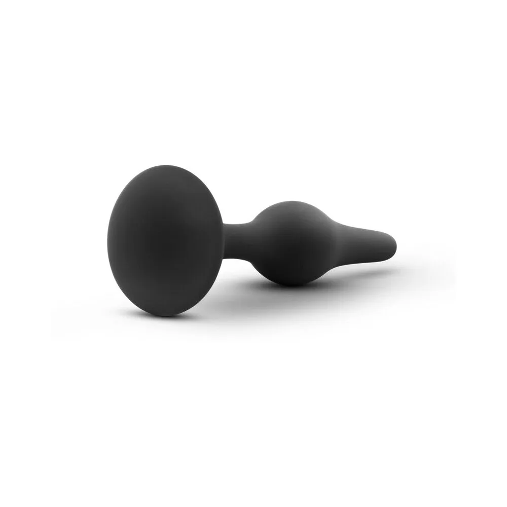 Blush Luxe Silicone Beginner Plug Small Black