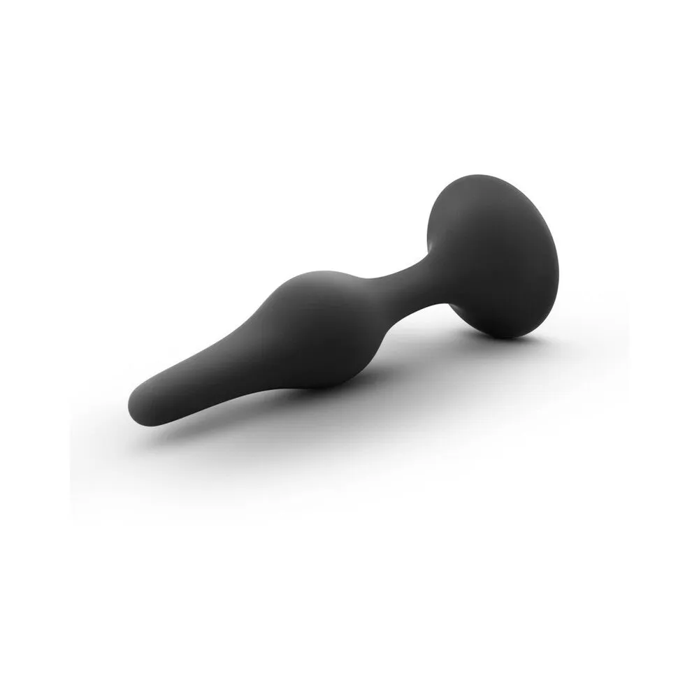 Blush Luxe Silicone Beginner Plug Small Black