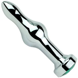 Bulbed Anal Plug - Has A Stunning Decorative Jewel!