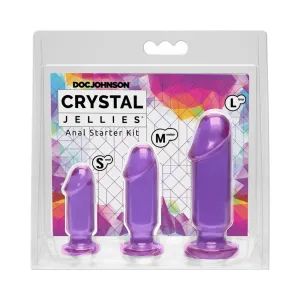 Crystal Jellies  Anal Starter Kit Purple