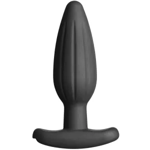 ElectraStim Silicone Noir Rocker Butt Plug Medium