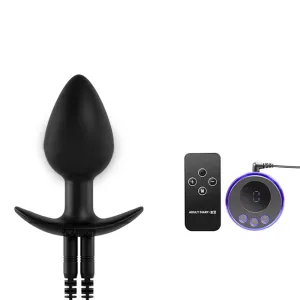 Electric Shock Butt Plug Anal Beaded Prostate Massager with Remote Control