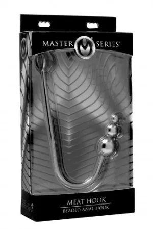 Master Series Meat Hook Beaded Anal Hook