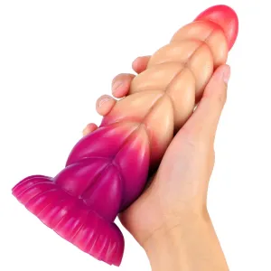 Monster Anal Dildo Butt Plug - Sprial Silicone Fantasy Dildos Vagina Prostate Massager