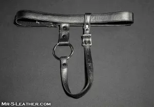 Mr. S Leather Butt Plug Harness, Lockable