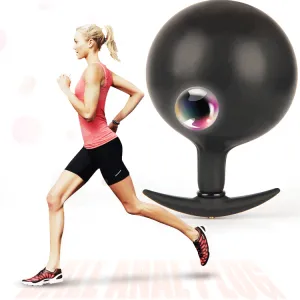 MRIMIN Inflatable Butt Plug with Detachable Needle & Anal Sex Toys for Man and Women-Steel Ball Included