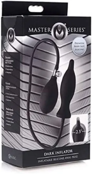 MS ''Dark Inflator' Inflatable Anal Plug