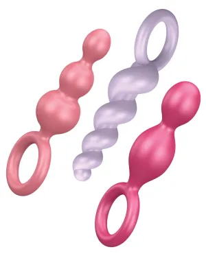 Satisfyer Plug Set of 3 - Asst. Colors