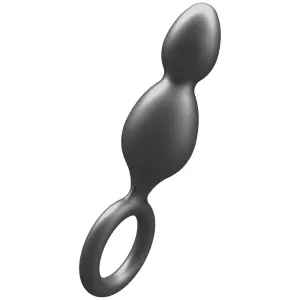 ToyJoy Buttocks The Plugger 2-Balls Metallic Silicone Plug